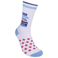Doctors Save Lives, Nurses Save Doctors Socks