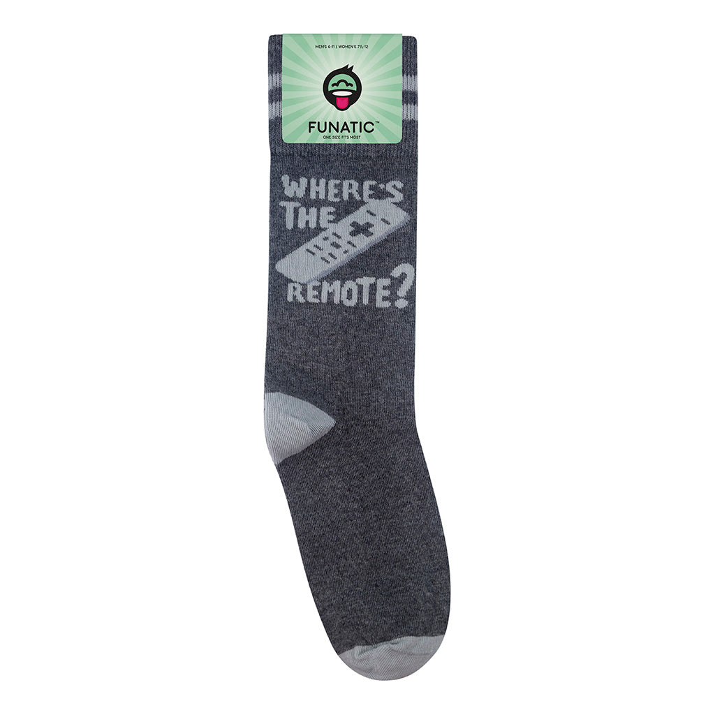 Where's The Remote? Socks
