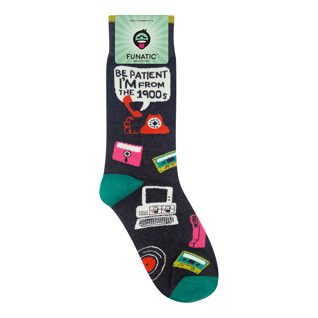 Be Patient I'm From The 1900s Socks