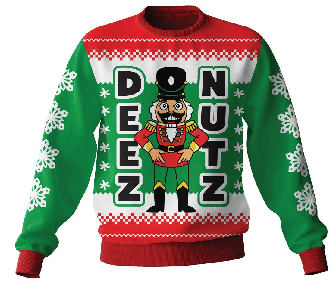 Deez Nutz Ugly Sweater | About Face Designs