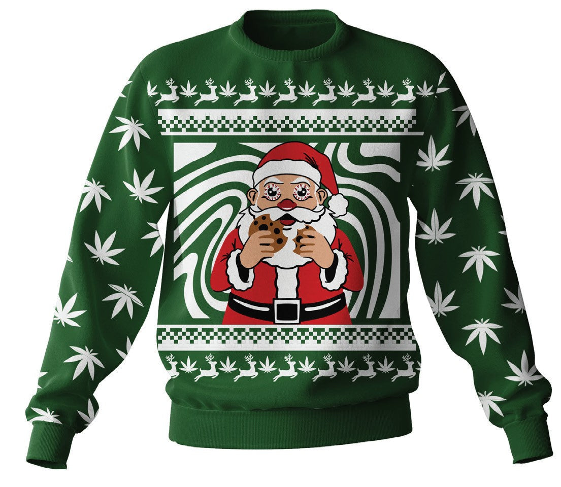Stoned Santa Ugly Sweater | About Face Designs