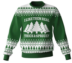 Thick & Sprucey Ugly Sweater | About Face Designs
