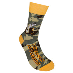 I Like Big Bucks and I Cannot Lie Socks