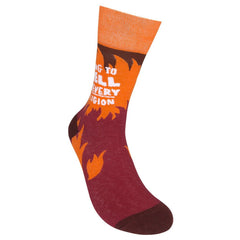 Going to Hell in Every Religion Socks