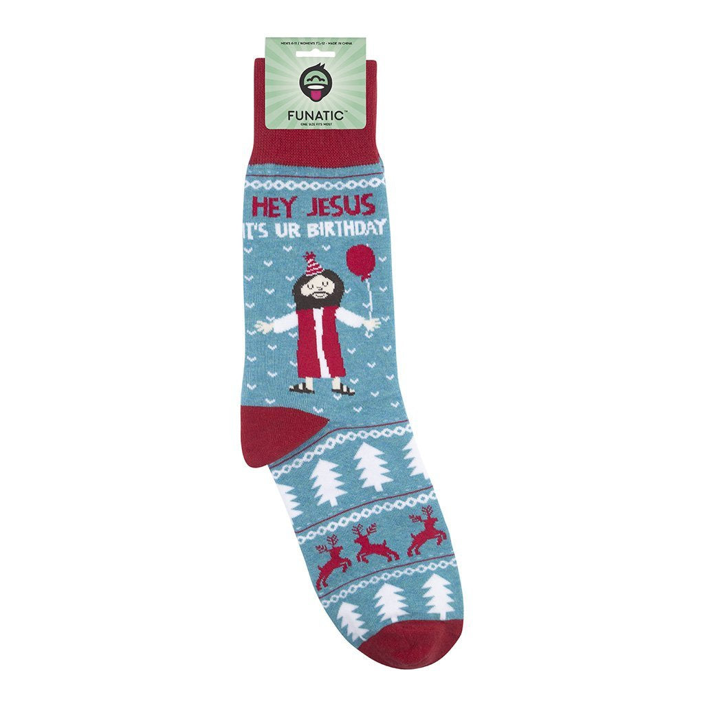 Hey Jesus It's Ur Birthday Socks
