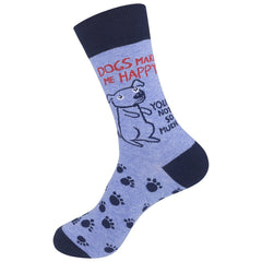 Dogs Make Me Happy Socks