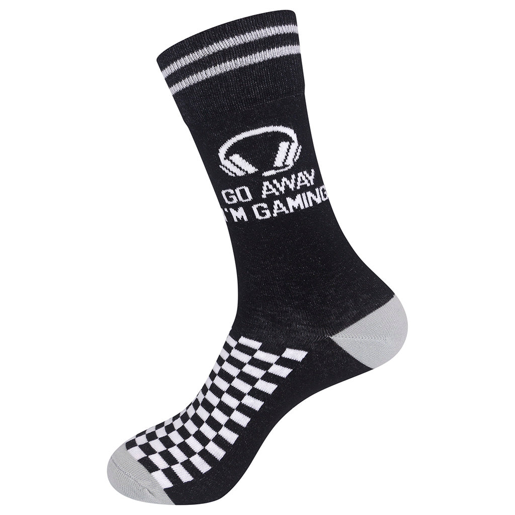 Go Away I'm Gaming Socks