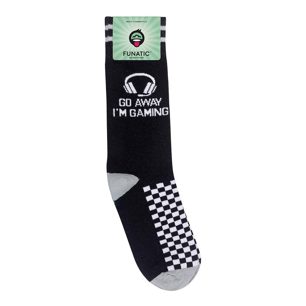 Go Away I'm Gaming Socks
