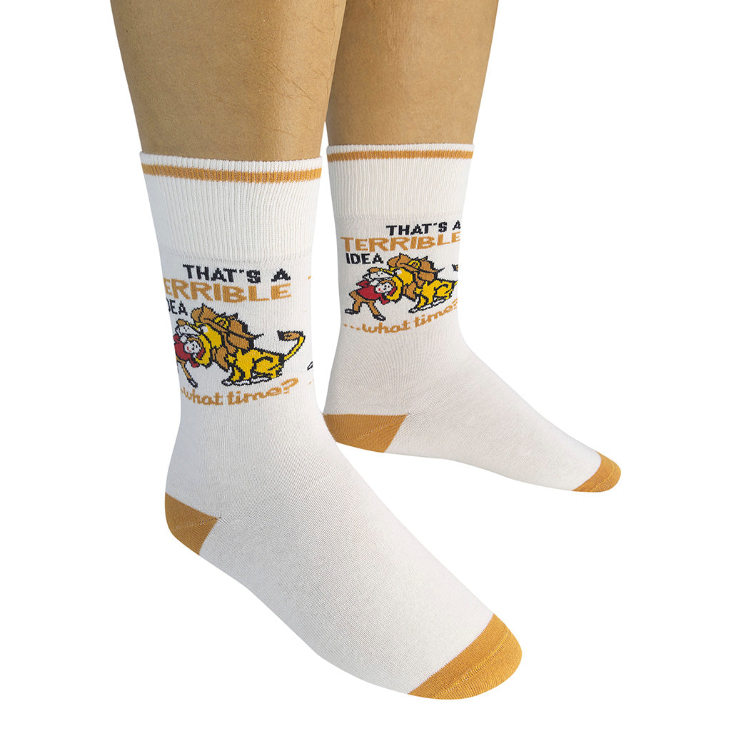 That's A Terrible Idea, What Time? Socks