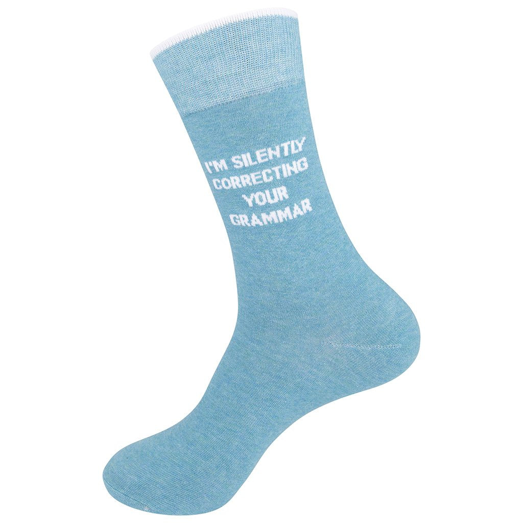 I'm Silently Correcting Your Grammar Socks
