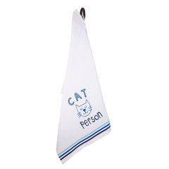 Cat Person Tea Towel