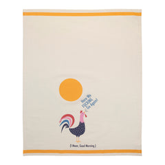 Here We Fucking Go Again (I Mean, Good Morning) Tea Towel