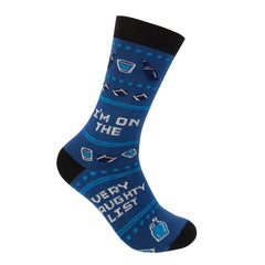 I'm on the Very Naughty List Socks