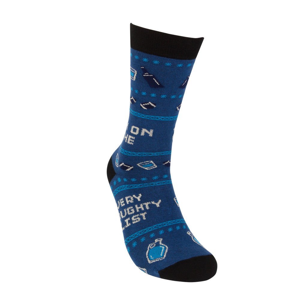 I'm on the Very Naughty List Socks