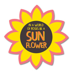 In A World of Roses Sticker